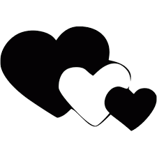 Black heart 2 icon - Free black heart icons