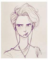 Girl Short Hair Drawing Girlshorthairdrawing Repick Your Moments Drawings Art Reference Poses Art Drawings Sketches Simple