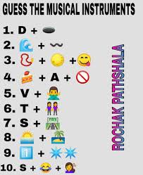 Guess The Musical Instruments From Emoji In 2020 Musicals Emoji Quiz Emoji Games
