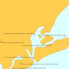 moores landing icww sewee bay south carolina tide chart