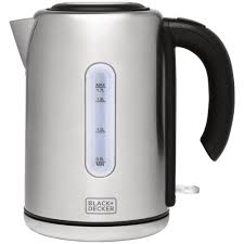Australia new zealand north america. Black Decker Cordless Kettle Stainless Steel 1 7l Officeworks