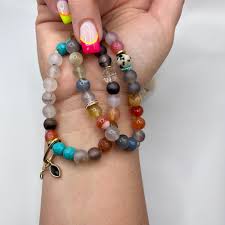 Inner Peace and Patience Handmade Gemstone Bracelets-SET of 2