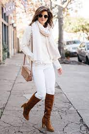 7 Ways You Can Wear White Jeans In Winter Be Daze Live How To Wear White Jeans White Jeans Winter White Jeans Outfit Winter
