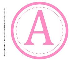 Free printable alphabet worksheets help your kids learn to recognize and write letters in both uppercase and lowercase letters. Large Circle Printable Alphabet Letters A Z 8 Inch Printable Banner Letters