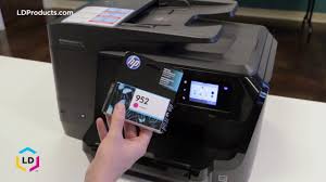 123.hp.com/ojpro8710 printer all on one support to unboxing, driver install and download, manual download, wireless setup and perform how to printing, scanning and suplex printing, checking ink levels on hp officejet pro 8710 printer. How To Replace Ink Cartridges In The Officejet Pro 8710 8715 8720 And 8740 Youtube