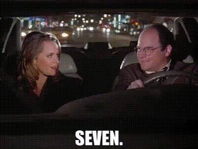 YARN | Seven. | Seinfeld (1989) - S07E13 The Seven | Video clips by quotes | 2befd18f | 紗