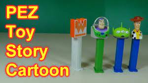 Pez Toy Story Despenser Cartoon They Get A Burger Toy Story Cartoon Toys