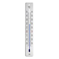 (1) a temperature sensor (e.g. Analogue Indoor Outdoor Thermometer Made Of Stainless Steel Tfa Dostmann