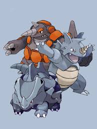 Wallpaper Rhyhorn Rhydon Rhyperior Evelyndenile Pokemon Pokemon Art Anime