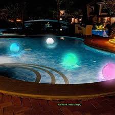 Light Up Beach Ball With Color Changing Led Lights Walmart Com Floating Pool Lights Pool Lights Solar Pool Lights