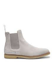 See below for some of our current styles that are available now: Common Projects Chelsea Suede Boots In Grey Revolve