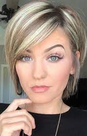 Trending Hairstyles 2019 Short Layered Hairstyles Evesteps Bob Haircut For Fine Hair Short Hair With Layers Haircuts For Fine Hair