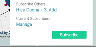 Subscribe Others To Your Views And Workbooks In Tableau 10 In tableau server, administrators determine whether subscriptions are enabled for a site.