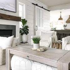 For example, coffee tables with casters or wheels can transform into a food cart on busy days. Round Fireplace Poufs Design Ideas
