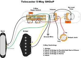 Typical standard fender stratocaster guitar wiring with master volume plus 1 neck tone control and one middle pickup tone control. 5 Way Shoop Guitarnutz 2