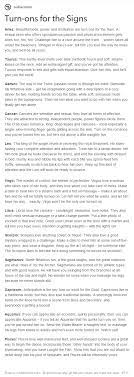 The year comes to a close with a full moon in your sign, urging you to cross the finish line on a passion project or to feel a sense of closure on a significant chapter in your. Turn Ons For The Signs Zodiac Zodiac Signs Zodiac Signs Cancer