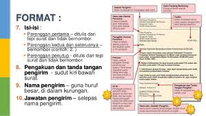 Dalam alamat ianya perlulah mengandungi nama dan alamat penerima. Surat Kiriman Rasmi Teknik Format