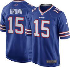 We are buffalo's leading supplier of signed memorabilia. Nike Men S Buffalo Bills John Brown 15 Royal Game Jersey Dick S Sporting Goods