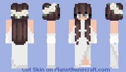 Wedding Dress Minecraft Skin Minecraft Girl Skins Minecraft Skin Minecraft Skins Dress