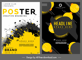 Maybe you would like to learn more about one of these? Poster Templates Modern Abstract Grunge Design Free Vector In Adobe Illustrator Ai Ai Format Encapsulated Postscript Eps Eps Format Format For Free Download 5 12mb