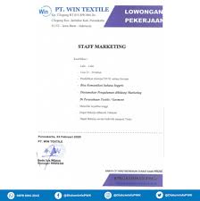 We did not find results for: Diskominfo Purwakarta On Twitter Info Loker Purwakarta Staff Marketing Pt Win Textile Ayoooo Segera Kirim Lamarannya Semoga Bermanfaat Disnakertranspurwakarta Diskominfopurwakarta Infolokerpurwakarta Purwakarta Infoloker Https T Co