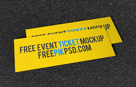 Free Event Ticket Mockup Free Design Resources Event Tickets Design Mockup Free Psd Free Design Resources