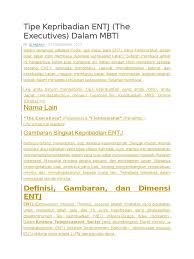 Beberapa mungkin membingungkan, namun pilihlah yang dirasa paling. 16 Jenis Kepribadian Dalam Tes Mbti
