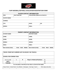 The most secure digital platform to get legally binding, electronically signed documents in just a few seconds. Fury Baseball Softball Evaluation Registration Form Printable Pdf Download