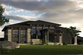 Transitional Prairie House Plan 2 Bedrms 1 Baths 1013 Sq Ft 158 1301 Prairie Style Houses Bungalow House Plans Bungalow House Design