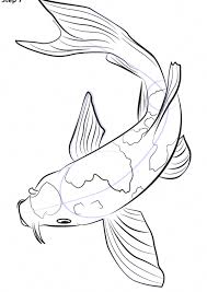 Step By Step How To Draw A Koi Fish Koifish Koi Fish Drawing Koi Art Koi Painting