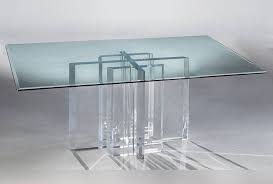 The table is signed to the underside of the base with the orig. Muniz Beautifully Designs Acrylic Furniture Dining Sets More