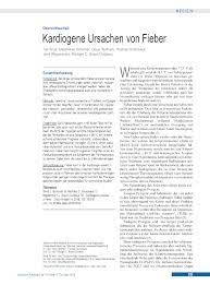 Fieber ist bei babys und kleinkindern häufig, oft auch mit hohen temperaturen. Kardiogene Ursachen Von Fieber