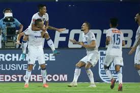 Indian super league del campionato. Isl Chennaiyin Fc Beat Mumbai City Qualify For Playoffs