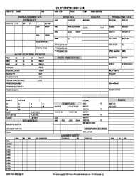 43 printable reflexology chart forms and templates