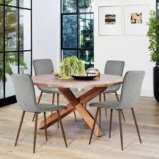Carson Carrington Viken Fabric Dining Chair Set Of 4 Grey Gray Dining Chairs Fabric Dining Chairs Dining Room Chairs