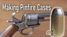 Making 9mm Pinfire Cartridges - YouTube