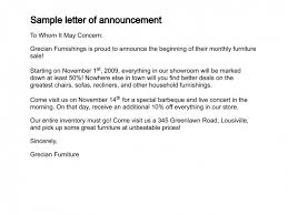 Create a best cover letter for an inventory manager quick & easy builder free download sample expert writing tips from getcoverletter. 31 Sample Announcement Letters Find Word Letters