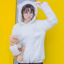 Black And White Sweatshirt For Girls Cosplay Cat Hoodie With Ears And Tail White Plush Sweatshirt For Girls Hoodies Cat Hoodie Hoodie Ears