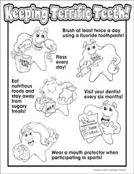 These alphabet coloring sheets will help little ones identify uppercase and lowercase versions of each letter. Keeping Terrific Teeth Poster Printable Charts And Signs Skills Sheets