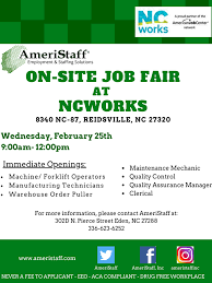In a ncworks career center, customers come first. Job Fair At Ncworks In Reidsville Nc
