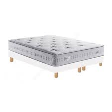 La durée de vie d'un matelas est bien d'une dizaine. Pack 200x200 Matelas Simmons Sensoft Dos Sensible Sommier D M Solux Tapissier Lattes Pieds De Lit Cylindriques