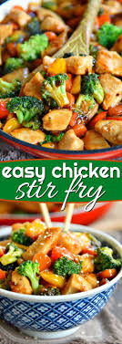 This Easy Chicken Stir Fry Recipe Is Loaded With Fresh Veggies And The Most Deliciou Easy Chicken Stir Fry Recipe Stir Fry Recipes Chicken Easy Chicken Recipes