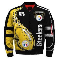 Pittsburgh Steelers Bomber Jacket Winter Coat Gift For Men Jack Sport Shop Bomber Jacket Cheap Steelers Outfit Pittsburgh Steelers Clothes