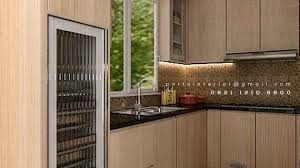 Ide untuk ruangan berbentuk lorong. Kitchen Set Minimalis Letter L Portu Interior
