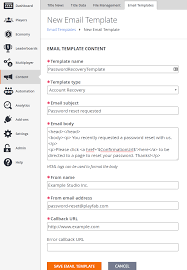 Here are 21 business email examples and templates you can swipe. Using Email Templates To Send An Account Recovery Email Playfab Microsoft Docs