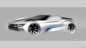 Bmw I8 Concept Spyder Design Sketch Hd Wallpaper 38