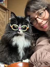 A glasses-wearing kitty?: Getting to know Truffles