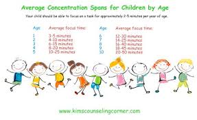 activities that improve focus and concentration autism