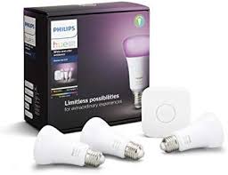 Check spelling or type a new query. Philips Hue White Color Ambiance 929002216899 Starter Set 3x E27 Led Bt Bridge White Amazon De Lighting