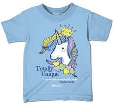 Great savings & free delivery / collection on many items. Totally Unique Unicorn Shirt Light Blue Toddler 5t Christianbook Com